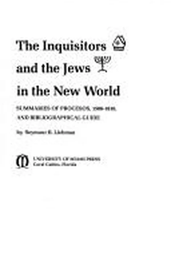 Capa de The inquisitors and the Jews in the New World