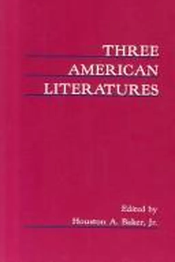 Cover of Three American literatures