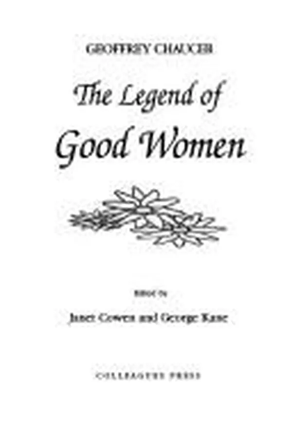 Capa de The legend of good women