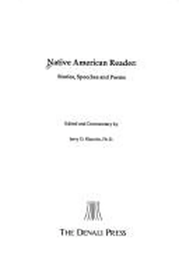 Capa de Native American reader
