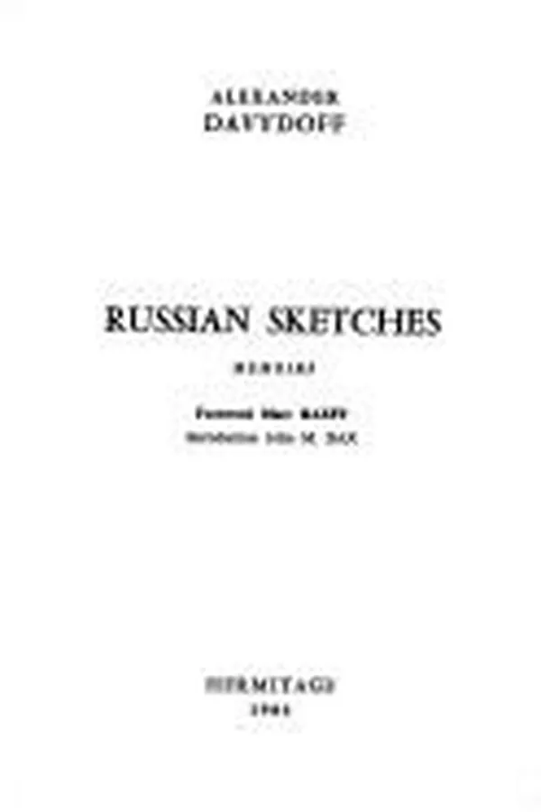 Capa de Russian sketches