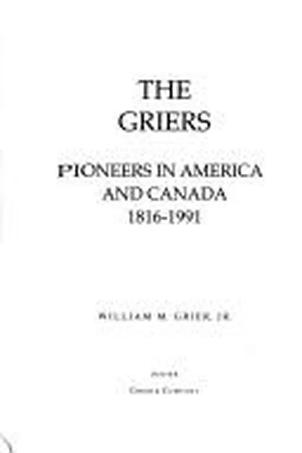 Capa de The Griers
