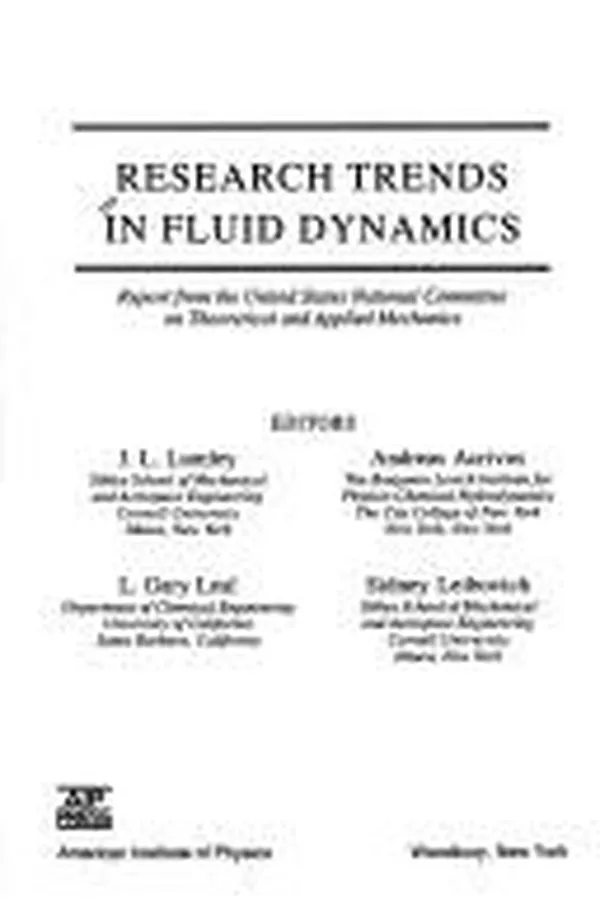 Capa de Research trends in fluid dynamics