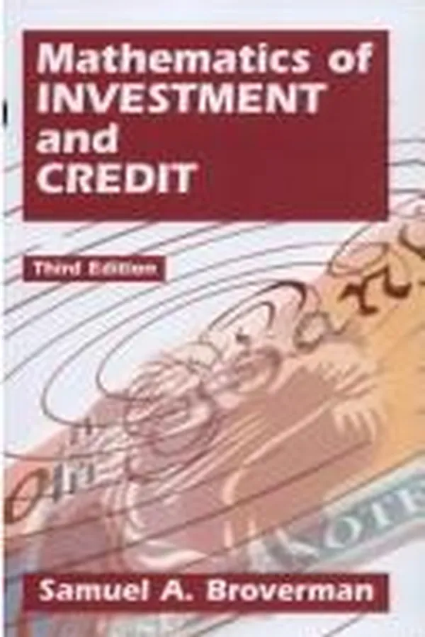 Capa de Mathematics of investment and credit