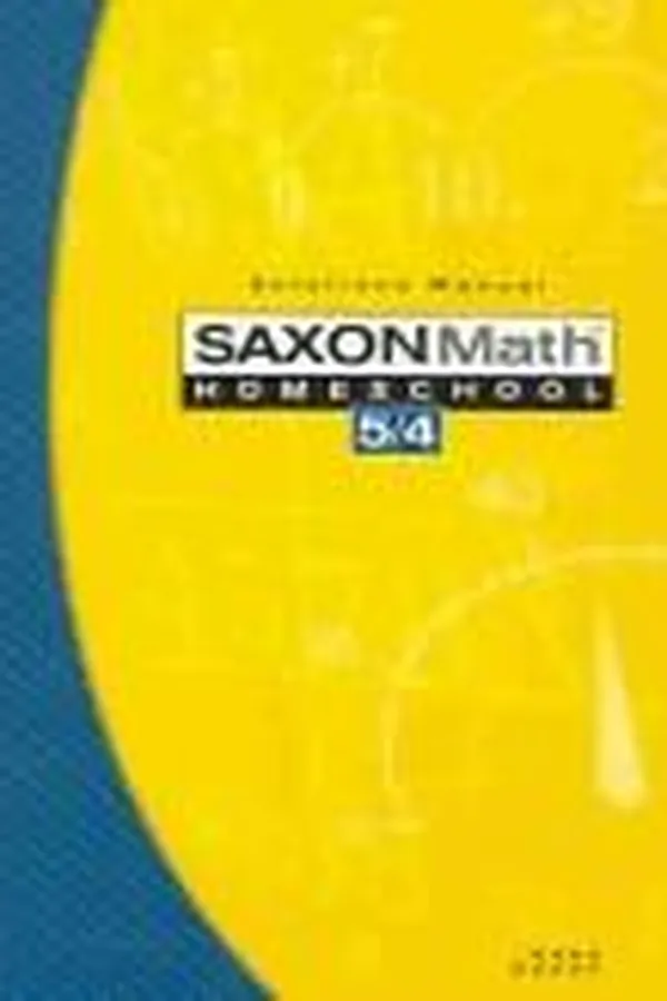 Capa de Saxon Math 5/4