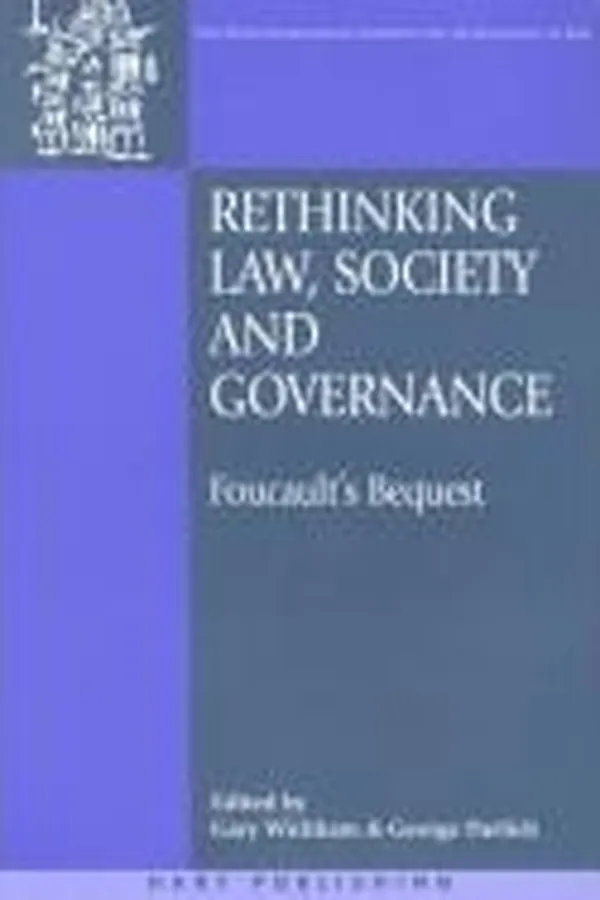 Capa de Rethinking law, society and governance