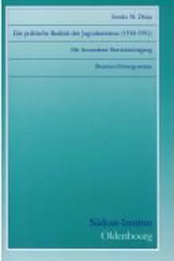 Capa de Die politische Realität des Jugoslawismus (1918-1991)