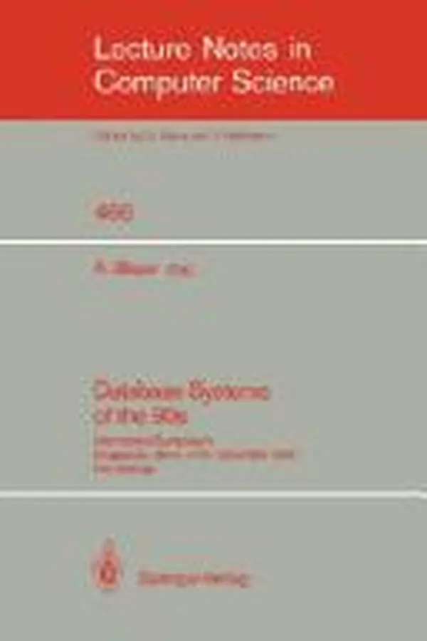 Capa de Database systems of the 90s