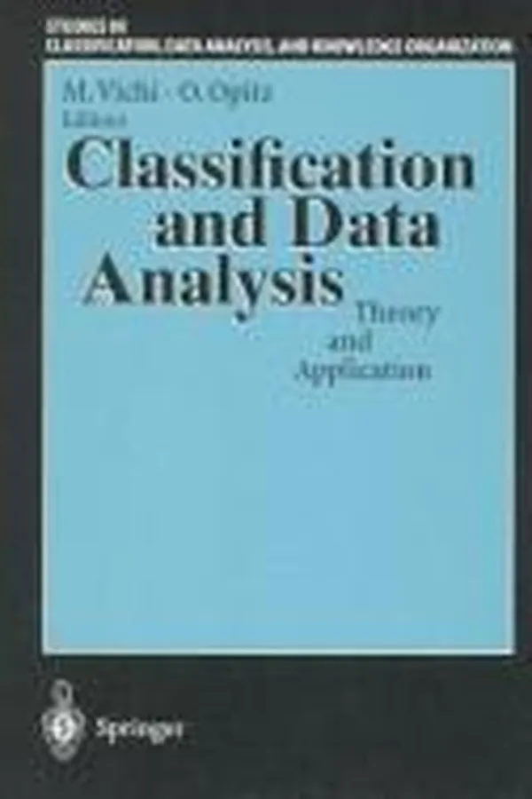 Cover of Classification and data analysis