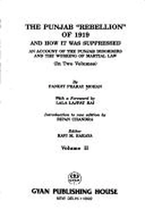 Capa de The Punjab "rebellion" of 1919 and how it was suppressed