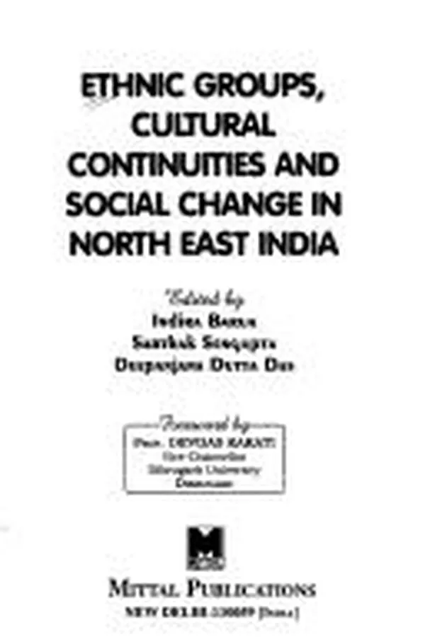 Capa de Ethnic groups, cultural continuities, and social change in North East India