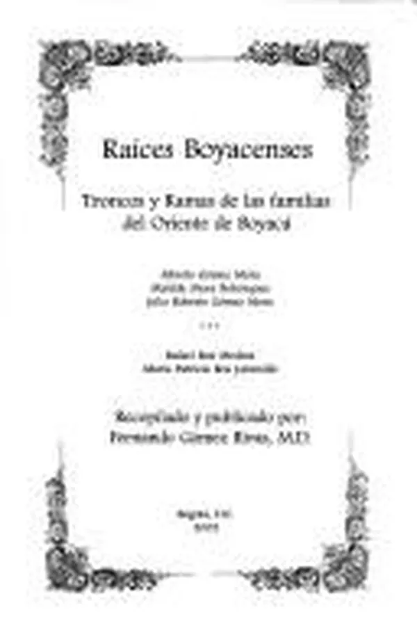 Capa de Raíces boyacenses
