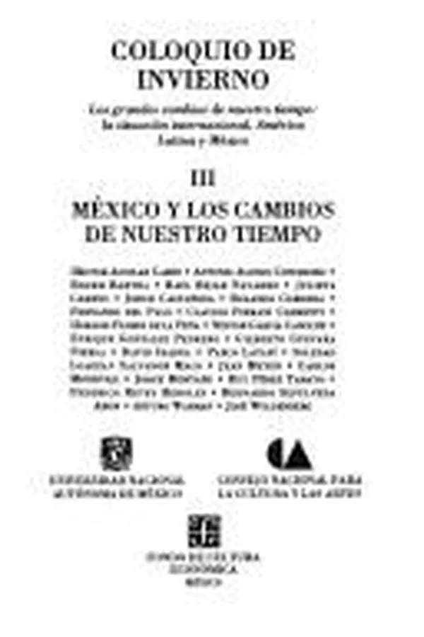 Capa de Los grandes cambios de nuestro tiempo