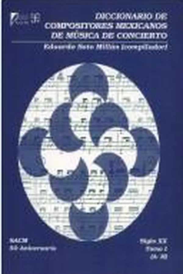 Capa de Diccionario de compositores mexicanos de música de concierto, siglo XX