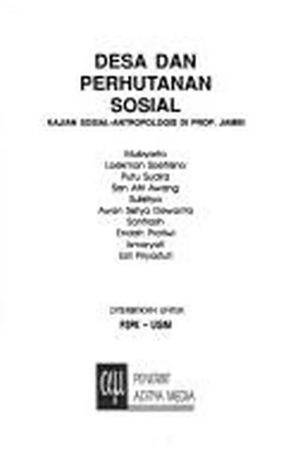 Capa de Desa dan perhutanan sosial