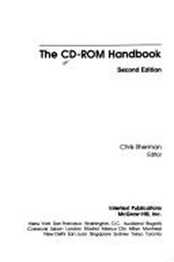 Cover of The CD ROM handbook
