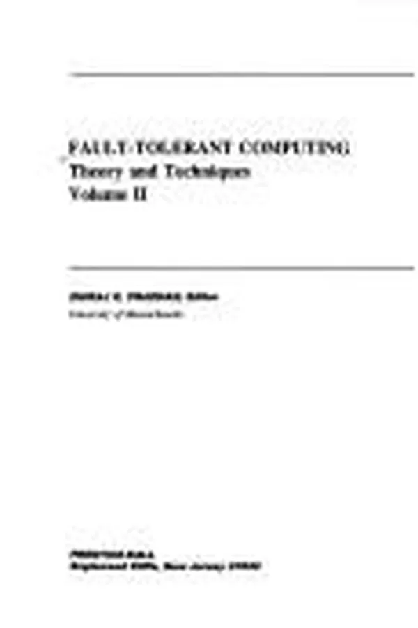 Cover of Fault-Tolerant Computing