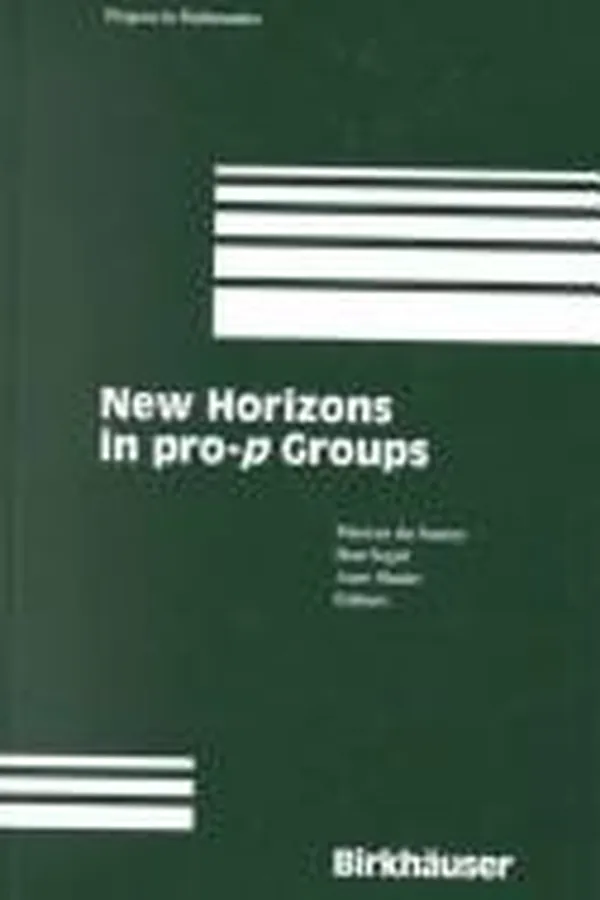 Capa de New horizons in pro-p groups