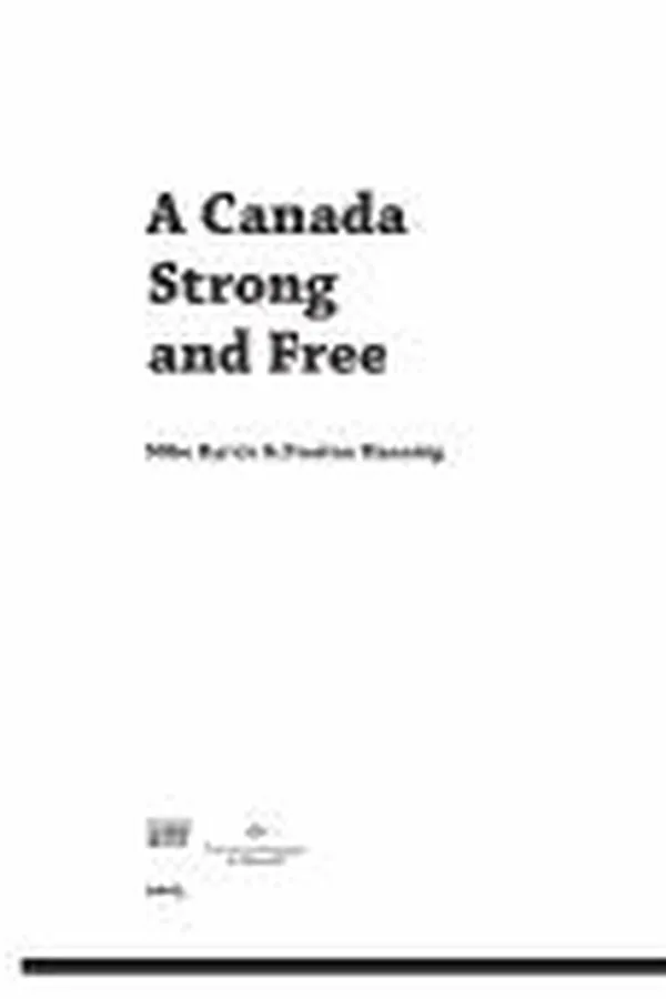 Capa de A Canada Strong and Free