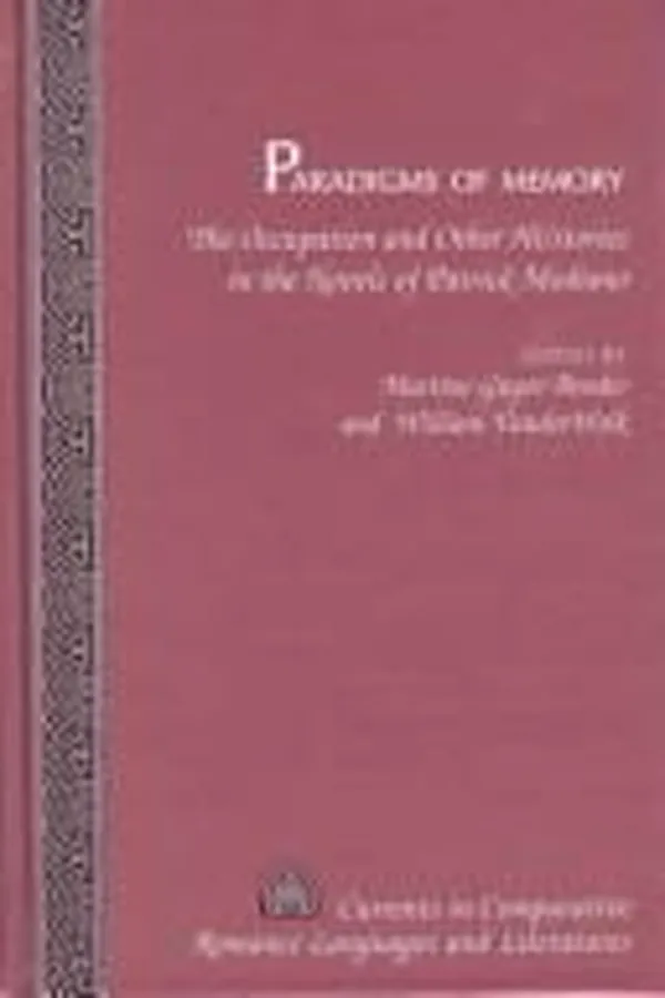 Cover of Paradigms of memory