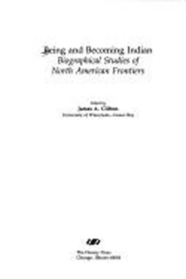 Capa de Being and becoming Indian