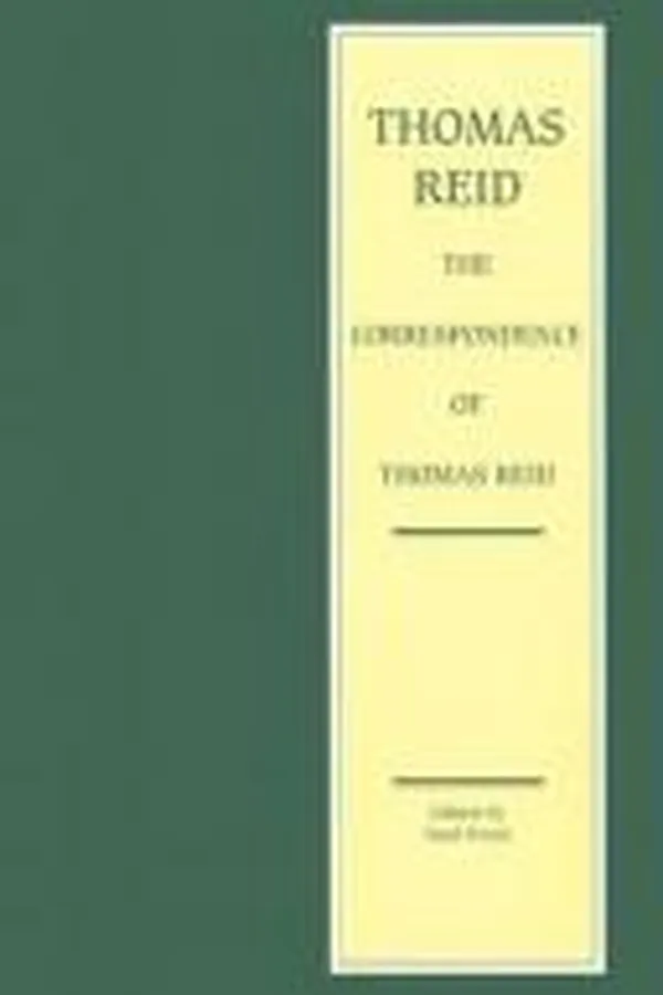 Capa de The Correspondence of Thomas Reid (Edinburgh Edition of Thomas Reid)