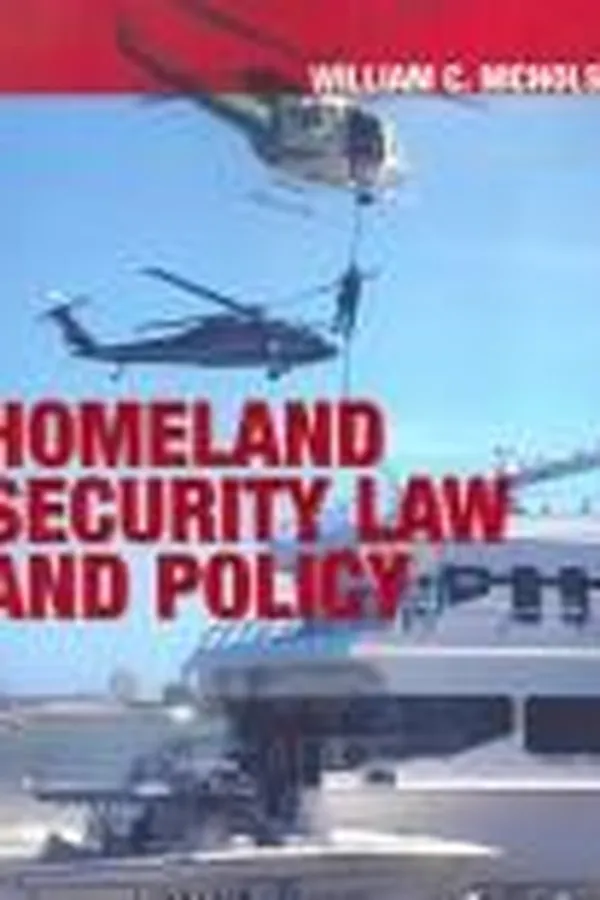 Capa de Homeland security law and policy