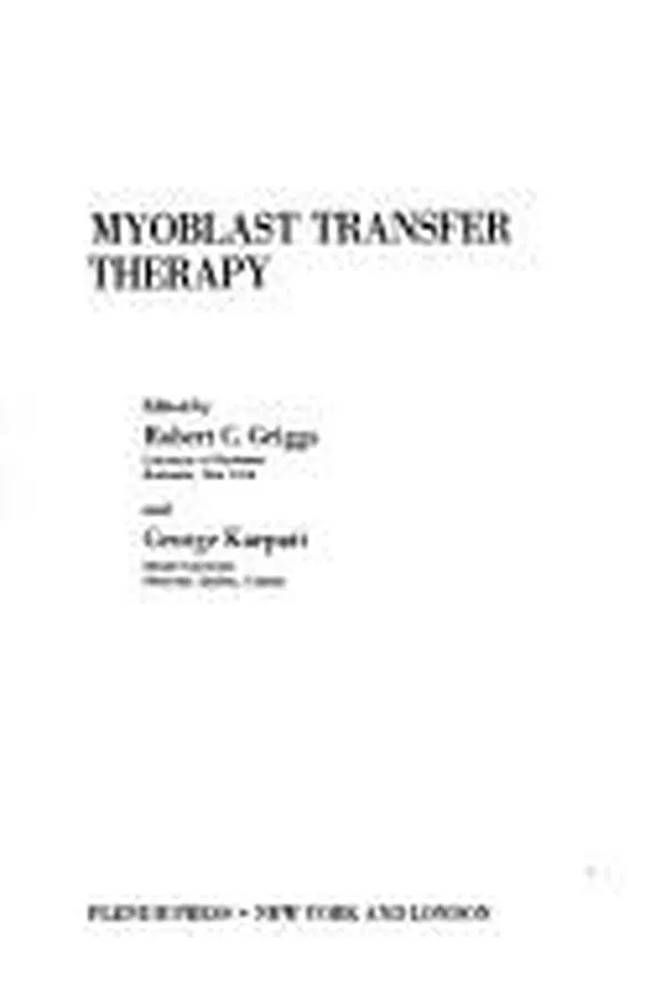 Capa de Myoblast transfer therapy