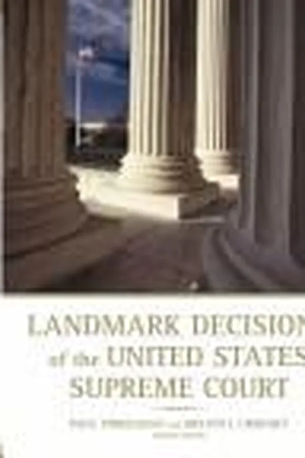 Capa de Landmark decisions of the United States Supreme Court
