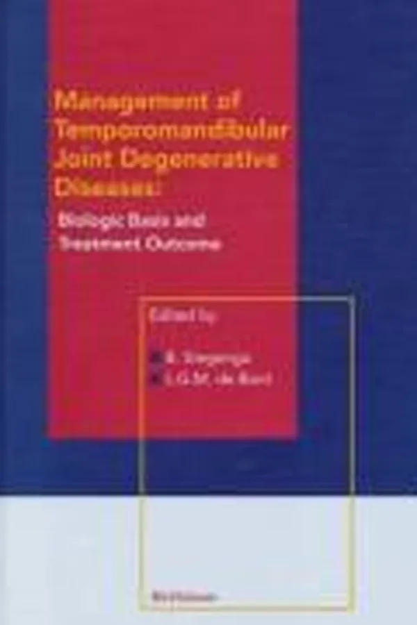Capa de Management of Temporomandibular Joint Degenerative Diseases