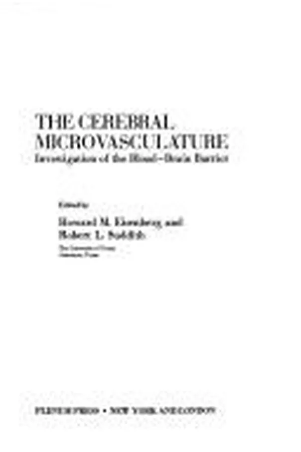 Capa de The cerebral microvasculature