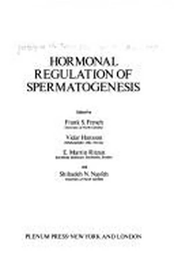 Capa de Hormonal Regulation of Spermatogenesis (Current Topics in Molecular Endocrinology)