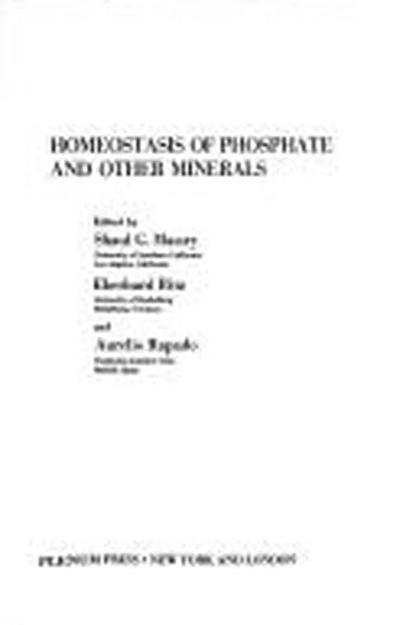 Capa de Homeostasis of phosphate and other minerals