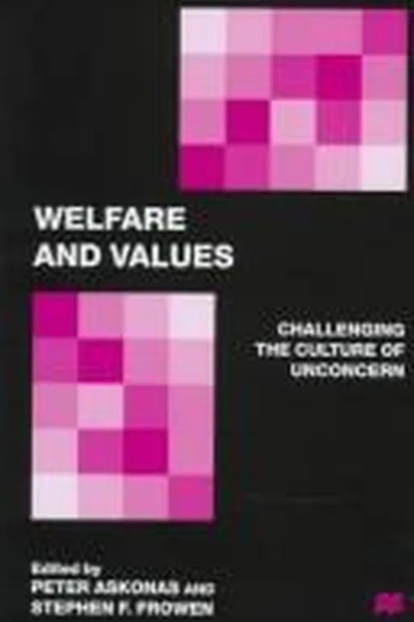Capa de Welfare and values