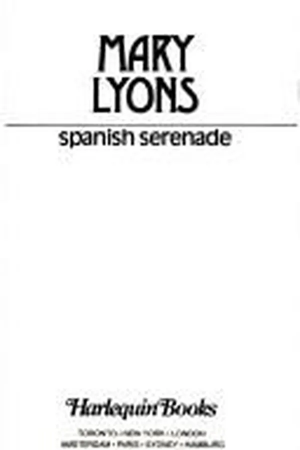 Capa de Spanish Serenade