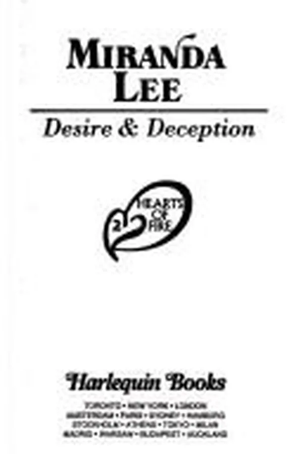 Capa de Desire & Deception (Hearts Of Fire)