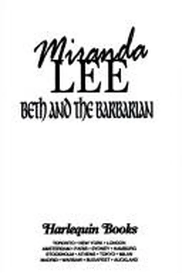 Capa de Beth And The Barbarian