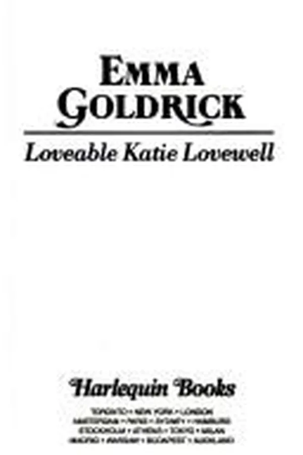 Capa de Loveable Katie Lovewell