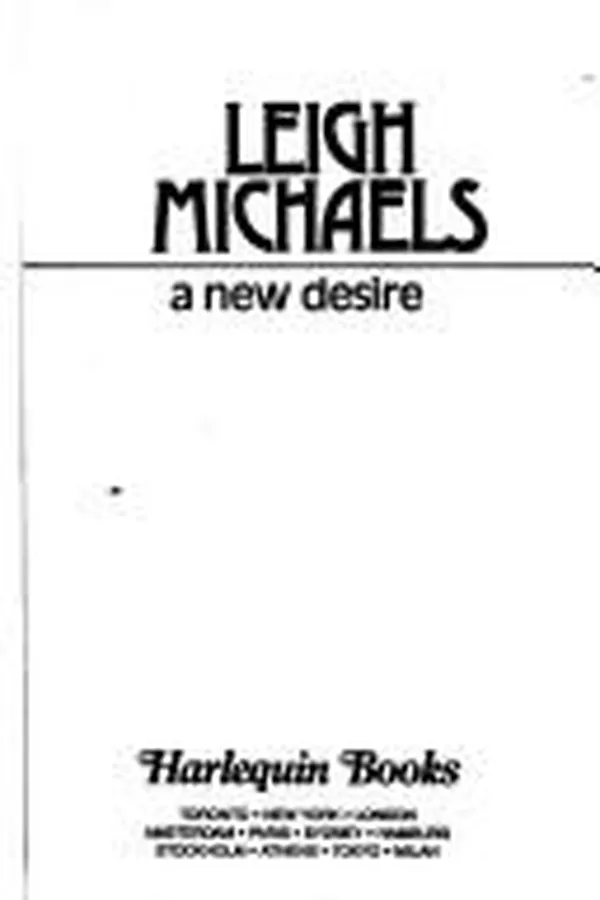 Capa de A New Desire