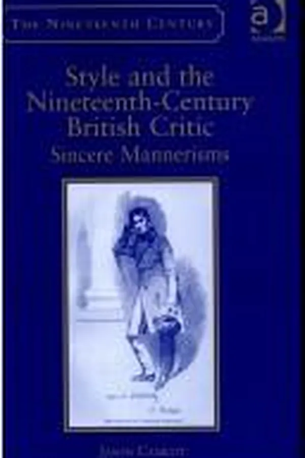 Capa de Style and the Nineteenth-Century British Critic