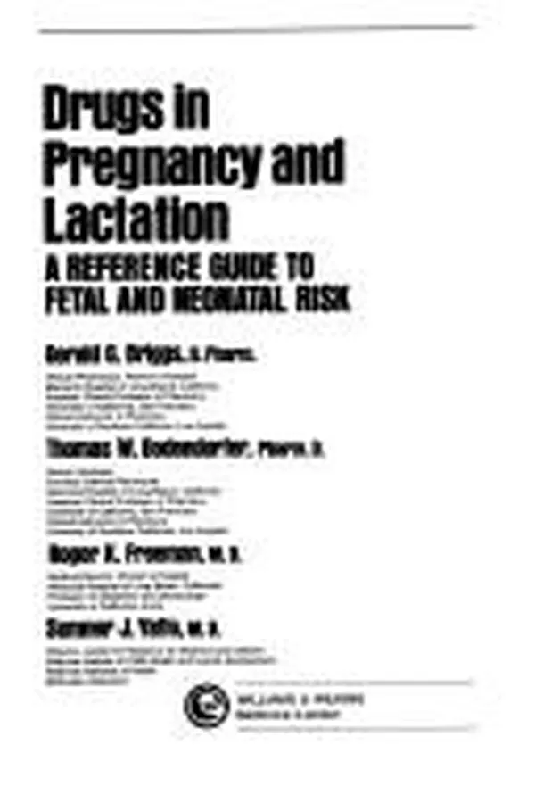 Capa de Drugs in pregnancy and lactation