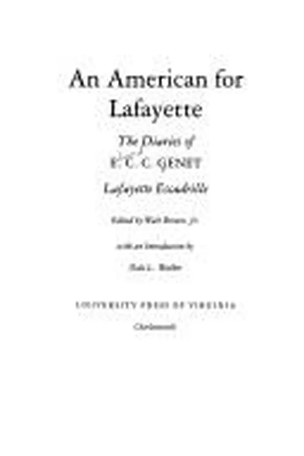 Capa de An American for Lafayette