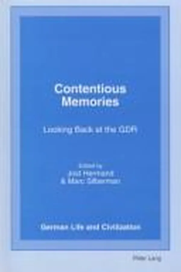 Cover of Contentious Memories
