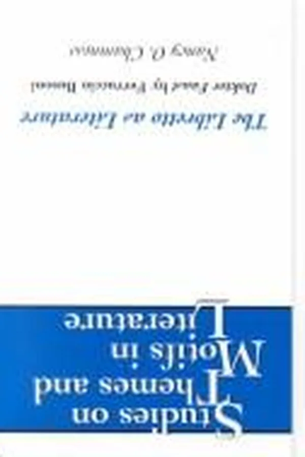 Capa de The Libretto As Literature