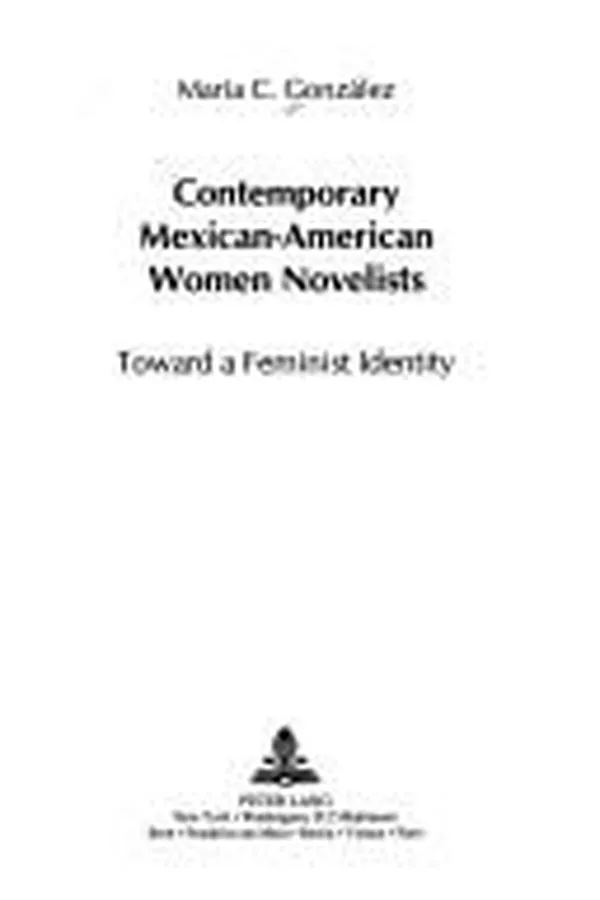 Capa de Contemporary Mexican-American Women Novelists