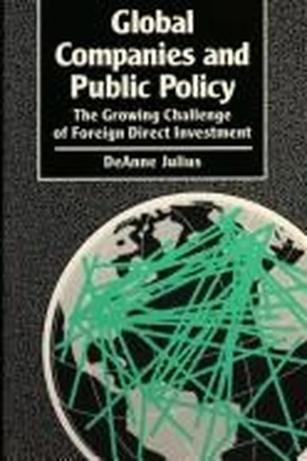 Capa de Global Companies and Public Policy (Chatham House Papers)