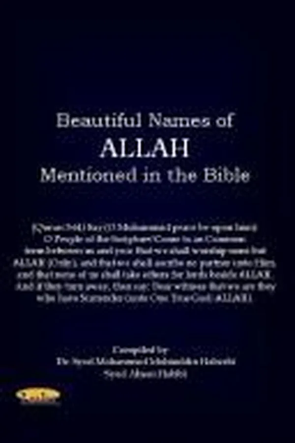 Capa de Beautiful Names of ALLAH Mentioned in the Bible
