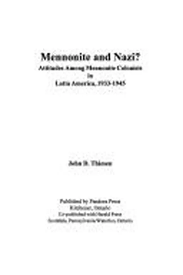 Capa de Mennonite and Nazi?