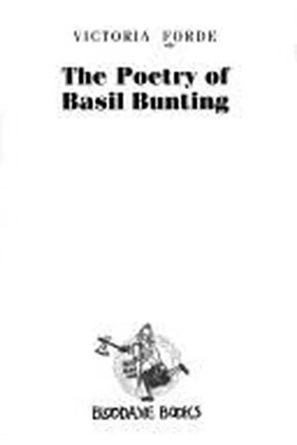 Capa de The Poetry of Basil Bunting