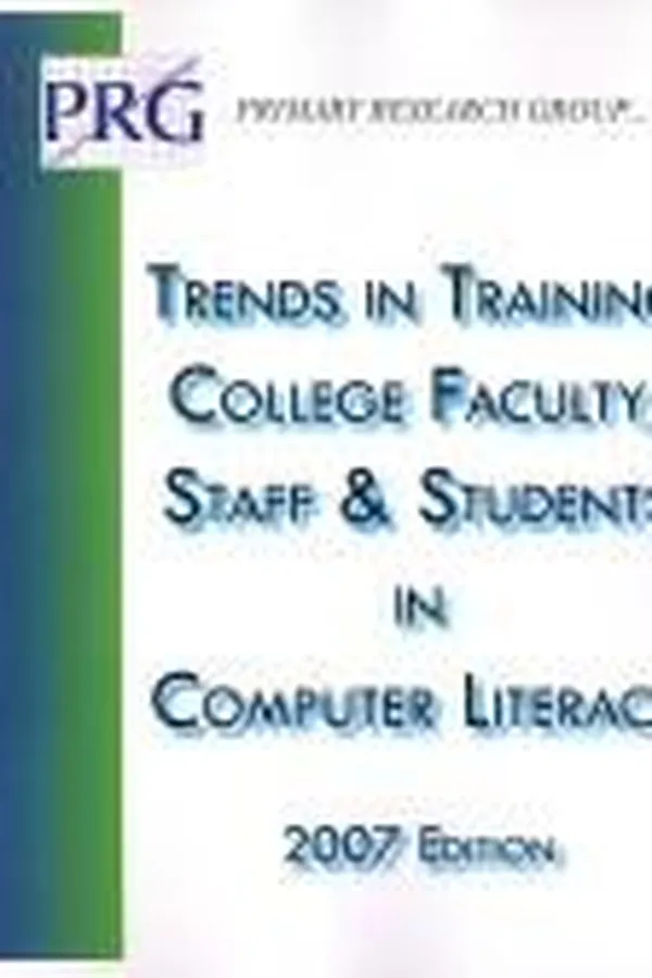Capa de Trends in training college faculty, staff & students in computer literacy
